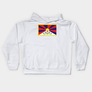 The Last Flag of Free Tibet Kids Hoodie